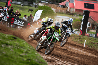 Motocross action